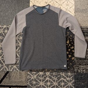 LL Bean Gray Long Sleeve Shirt